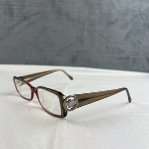 Authentic Versace Eyeglasses 3029 364 Brown Translucent 52-15-130 FRAMES Italy